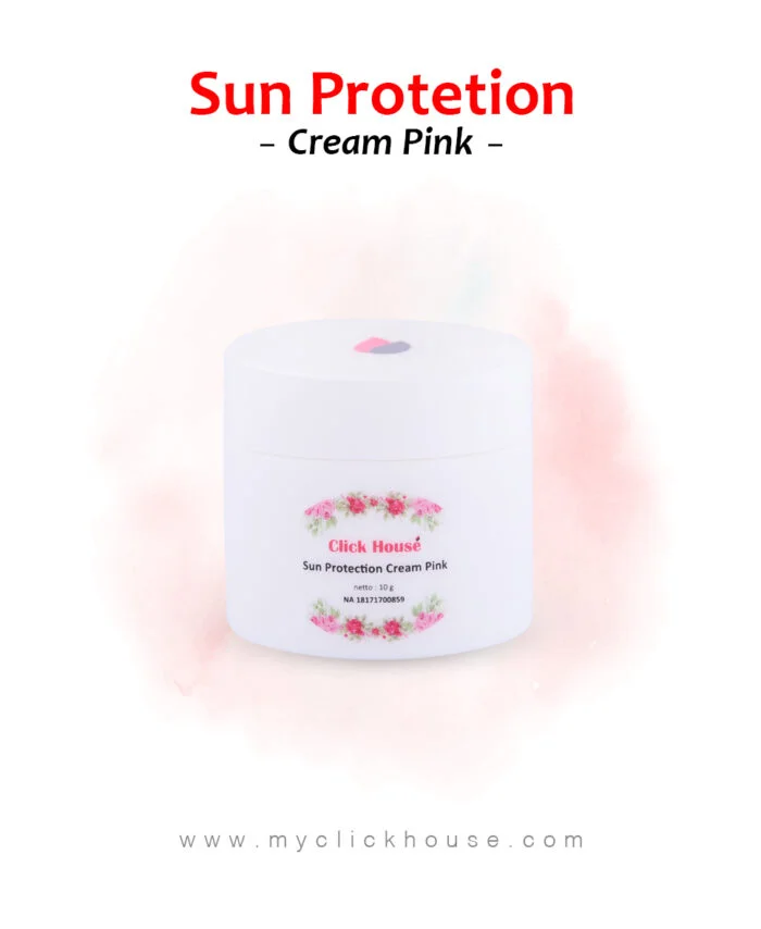 Click House Sun Protection Cream Pink - Sunblock Wajah
